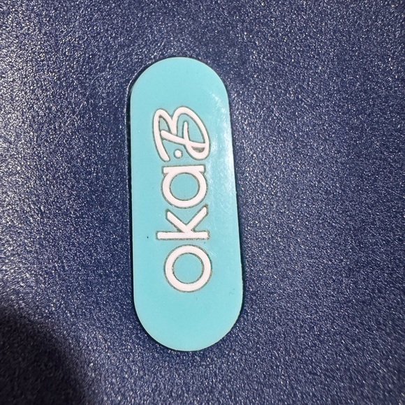 OKA b. Navy Sandals with Knot Accent - Picture 3 of 10